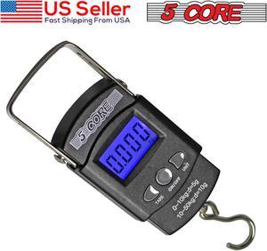5 Core Luggage Scale Handheld Portable Electronic Digital Hanging Bag Weight  Scales Travel LS-004 2PCS 