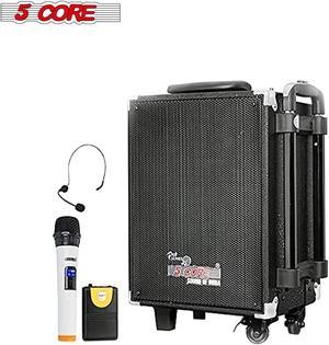 Karaoke Usa Gf846 Bluetooth Karaoke Machine With Synchronized Leds