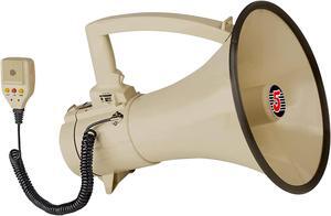 5 Core Megaphone Bullhorn Speaker 100W Professional Bull Horn Battery Power Cheer Megafono 2000 Ft Range Loudspeaker W Siren Recording Ergonomic Handle for Coaches Football Baseball Director- 3501 USB