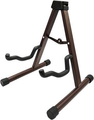 5 Core Guitar Stand Floor Adjustable Heavy Duty A Frame Universal Folding Acoustic Electric Bass Mandolin Banjo Violin Stands For On Stage Studio - GSS BR