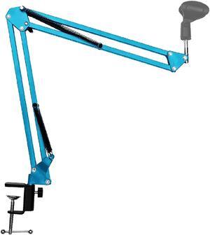 5 Core Mic Arm Adjustable Boom Microphone Stand Desk Mount Heavy Duty Brazo Para Microfono for Condenser Dynamic Mics - MS ARM BLU