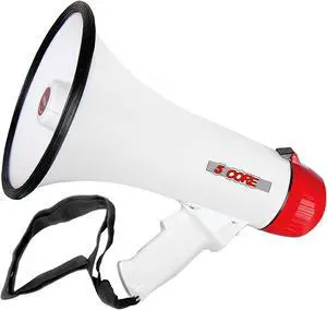 5 Core Megaphone Bullhorn Speaker 50W Bull Horn Cheer Megafono 300M
