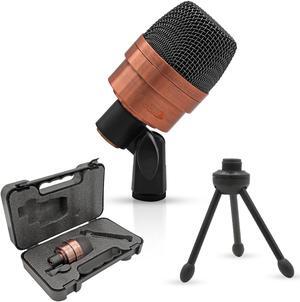 5 Core Tom Mic 1 Piece Wired Cardioid Bass Drum Microphone Kit High SPL Instrument Microfono w XLR Connection - TOM XP COPPEREX