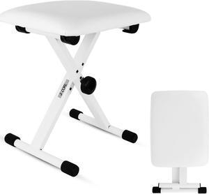 5 Core Keyboard Bench X Style Piano Stool Padded Adjustable Keyboards Chair