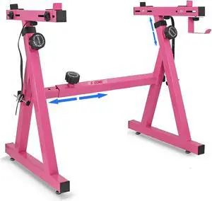 5 Core Keyboard Stand Z Style Heavy Duty Sturdy Piano Riser Height Adjustable Holder PINK