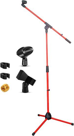5 Core Tripod Mic Stand Adjustable Holder Floor Microphone Boom Arm