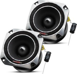 5 CORE Tweeters Speakers Car Audio Pair 600W Combined Peak 4 Ohm 3.5 Inch Aluminum Super Bullet Tuiters para Sonido para Carro - TW BLT 150 CH Pair