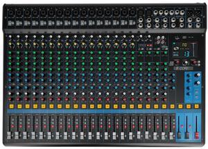 5Core DJ Audio Mixer 24 Channel Professional Stereo Sound Board w 256 digital effects USB Bluetooth 48V Phantom Power Consola De Audio for Studio Recording Podcasting DJ Show - MX 24CH XU