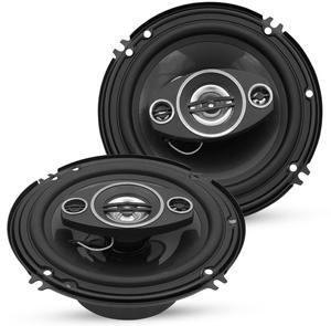 5 CORE 2 Way 6 Inch Car Stereo Speakers 500W Coaxial Subwoofer w Tweeter | Universal Fit Quick Easy Replacement Component Speaker Vehicle Door/Side Panel Mount Compatible Deep Bass (Pair) - CS 06 2W