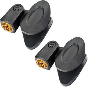 5 Core Microphone Clip Holder 2 Pieces with Screw Adapters 5/8 to 3/8 Inch