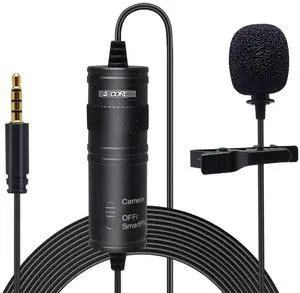 5 Core Professional Microphone Lavalier Mic Microphone for Phone, Clip on Lav Microfono CM 001 5 Core Professional Microphone Lavalier Mic Microphone for Phone, Clip on Lav Microfono CM 001