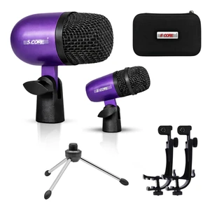 5 Core Conga Mic Snare Tom Set Professional XLR Cardioid Condenser Instrument Microphone Kit 5 Core Conga Mic Snare Tom Set Professional XLR Cardioid Condenser Instrument Microphone Kit
