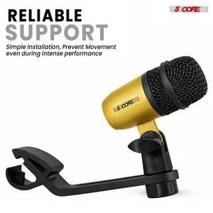 5 Core Drum Microphone Kit 9Pc All Metal Drummer Mics Tom/Snare & Cymbals Wired Instrument Drums Set 5 Core Drum Microphone Kit 9Pc All Metal Drummer Mics Tom/Snare & Cymbals Wired Instrument Drums Set