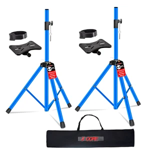 5 Core Speaker Stand Pair Height Adjustable 54" Heavy Duty PA DJ Tripod Studio Monitor Stands 5 Core Speaker Stand Pair Height Adjustable 54" Heavy Duty PA DJ Tripod Studio Monitor Stands
