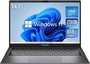 CHUWI GemiBook XPro 141 Laptop 256GB SSD 8GB DDR5 34GHz Intel N100 Quad Core Windows11 Gaming Notebook Computer WIFI 6 19201080 IPS Display