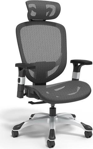 Staples Hyken Ergonomic Swivel Task Chair, Adjustable Office Chair with Breathable Mesh and Lumbar Support, Perfect for Home and Office, Black