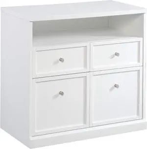 Sauder Craft Pro Series Storage Cabinet/ Pantry cabinets, White finish