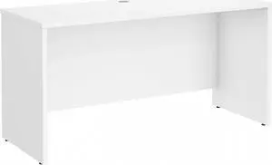 Bush Furniture BSHSCD360WH Studio C White 60W x 24D Desk/Credenza/Return