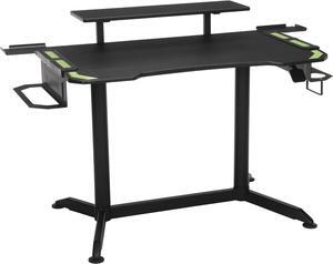 RESPAWN RSP-3010 Computer Ergonomic Gaming Desk, Height Adjustable 52.6 in, Green