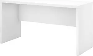Bush Business Furniture Echo Collection Computer Desk for Home Office with Quick-to-Assemble Hardware, 60W, Pure White