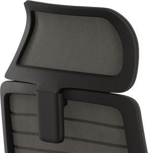 Branch Adjustable Ergonomic Headrest Attachment - Only Compatible Ergonomic Chair - Experience Optimal Comfort and Support - All Black