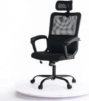 Ergonomic Office Chair - High Back Breathable Mesh Desk Chair with Adjustable Headrest, Rolling Swivel Computer Task Chair Home Office Chairs with 3D Adjustable Support Armrest