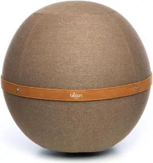 Bloon Paris Ergonomic Sitting Ball Chair - Premium Desk Chair for Home and Office with Active Seating - Durable & Stylish Balance Ball Chair - Trufa - Regular Size