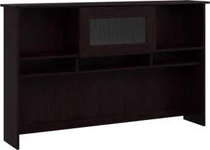 Bush Furniture Cabot 60W Hutch, Espresso Oak