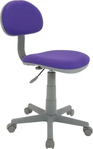 Calico Designs Deluxe Task Chair in Purple with Gray Base 18516