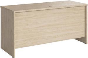 Bush Business Furniture Studio C 60W x 24D Credenza Desk in Natural Elm, Computer Table for Home or Professional Office