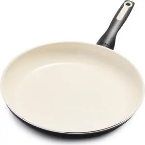 GreenPan Rio Healthy Ceramic Nonstick 12" Frying Pan Skillet, PFAS-Free, Dishwasher Safe, Black GreenPan Rio Healthy Ceramic Nonstick 12" Frying Pan Skillet, PFAS-Free, Dishwasher Safe, Black