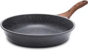 SENSARTE Nonstick Frying Pan Skillet, Swiss Granite Coating Omelette Pan, Healthy Stone Cookware Chef's Pan, PFOA Free (8/9.5/10/11/12.5 Inch) (11 Inch)