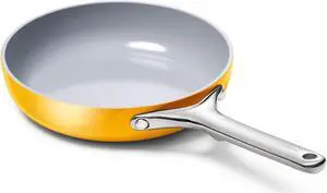Caraway Nonstick Ceramic Mini Fry Pan (1.05 qt, 8") - Non Toxic, PTFE & PFOA Free - Oven Safe & Compatible with All Stovetops (Gas, Electric & Induction) - Marigold