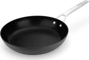 MsMk Nonstick Frying Pan, 12 InchTitanium and Diamond Non Stick Pan, Sturdy and Durable Skillet Nonstick, for Various Stove Type, Dishwasher Safe For Home Use