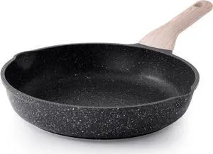 Nonstick Frying Pan Skillet, 11 Inch Granite Cooking Pan, Egg Pan Omelet Pan, Healthy Stone Cookware Chef's Pan, PFOA Free, Induction Compatible