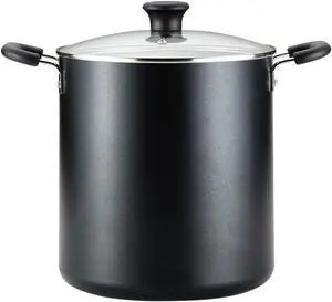 T-fal Specialty Nonstick Stockpot With Lid 12 Quart, Oven Broiler Safe 350F, Stay-Cool Handles, Kitchen, Cookware, Pots and Pans, Stock Pot, Soup Pot, Cooking Pot, Dishwasher Safe, Black T-fal Specialty Nonstick Stockpot With Lid 12 Quart, Oven Broiler Safe 350F, Stay-Cool Handles, Kitchen, Cookware, Pots and Pans, Stock Pot, Soup Pot, Cooking Pot, Dishwasher Safe, Black
