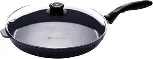 Swiss Diamond Frying Pans Nonstick with Lid, Nonstick Diamond Coated Aluminum Skillets and Oven Safe Frying Pans with Lids, Cover Included, 12.5 Inch Swiss Diamond Frying Pans Nonstick with Lid, Nonstick Diamond Coated Aluminum Skillets and Oven Safe Frying Pans with Lids, Cover Included, 12.5 Inch