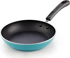 Cook N Home Nonstick Saute Skillet Fry Pan, 9.5 Inch Kitchen Non-stick Cookware Cooking Frying Pan, Induction Compatible, Turquoise