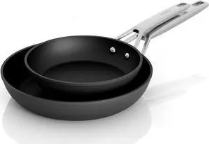 MsMk 8 inch and 10 inch Non Stick Frying Pans, Burnt also Nonstick Frying Pan Set, PFOA Free Non-Toxic, Scratch-resistant, Oven-Safe, Induction Ready, Compatible with All Cooktops