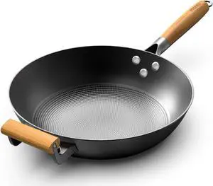 imarku NonStick Wok Pan, 12.6 inch Woks & Stir-Fry Pans Nonstick, Cast Iron Wok with Detachable Handle, Easy Clean Nonstick Frying Pan, Compatible with All Cooktops, Best Gifts for Women/Men imarku NonStick Wok Pan, 12.6 inch Woks & Stir-Fry Pans Nonstick, Cast Iron Wok with Detachable Handle, Easy Clean Nonstick Frying Pan, Compatible with All Cooktops, Best Gifts for Women/Men