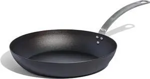 Made In Cookware - Seasoned 12" Carbon Steel Frying Pan - (Like Cast Iron, but Better) - Professional Cookware - Crafted in Sweden - Induction Compatible