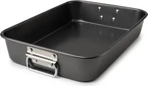 Lasagna Pan, 15x10x3 Inch Baking Pan for Oven, Nonstick Roasting Pan with Handles, Deep Baking Dish for Brownie, Heavy Duty Rectangular Cake Pan