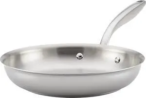 Breville Thermal Pro Stainless Steel Frying Pan / Fry Pan / Stainless Steel Skillet - 10 Inch, Silver
