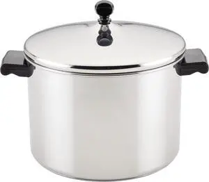 Farberware Classic Stainless Steel 8-Quart Stockpot with Lid, Stainless Steel Pot with Lid, Silver
