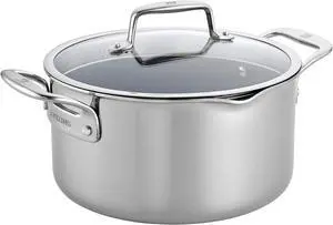 ZWILLING Clad CFX 6-qt Stainless Steel Ceramic Nonstick Dutch Oven ZWILLING Clad CFX 6-qt Stainless Steel Ceramic Nonstick Dutch Oven