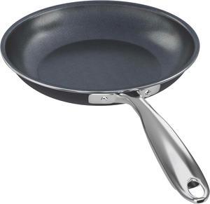 9.5 Inch Diamond Ceramic Coated Nonstick Frying Pan Skillet, Healthy Cooking, Utensil Safe, 100% PTFE/PFOA/PFOS Free, Ultra-Durable Coating, Ergonomic Handle