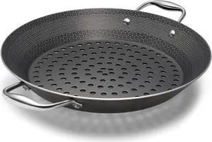 HexClad Hybrid Nonstick BBQ Grill Pan, Dishwasher-Friendly, BBQ and Oven-Safe Up to 900°F