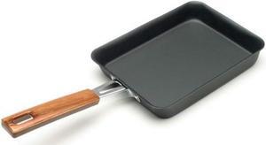 JapanBargain 1811, Japanese Tamago Egg Pan Iron Omelet Pan Tamagoyaki Omelette Pan Rectangle Frying Pan, Induction Cookware Pan, Made in Japan