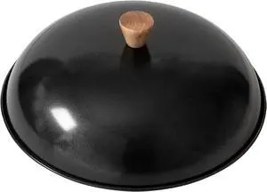 Joyce Chen 31-0066, 13.5-Inch Nonstick Steel Dome Lid for 14-Inch Wok Black