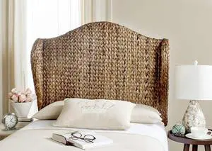 Safavieh Home Collection Nadine Brown Winged Headboard (Queen)